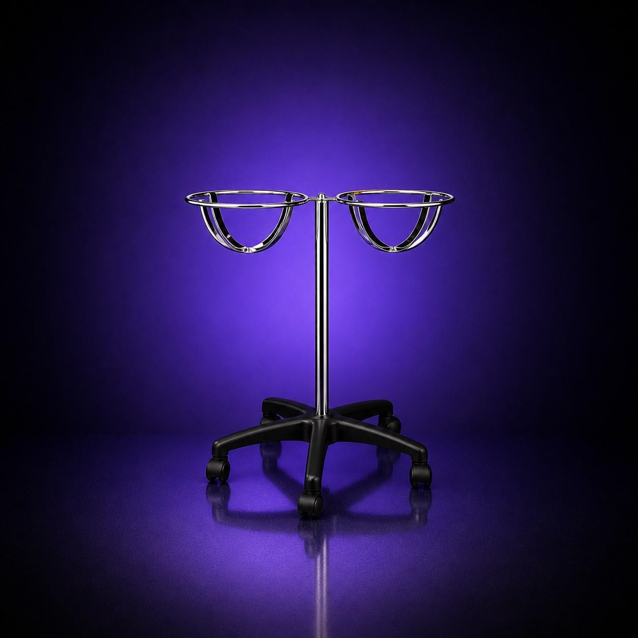 Bowl Stand Double Hospital Baxter